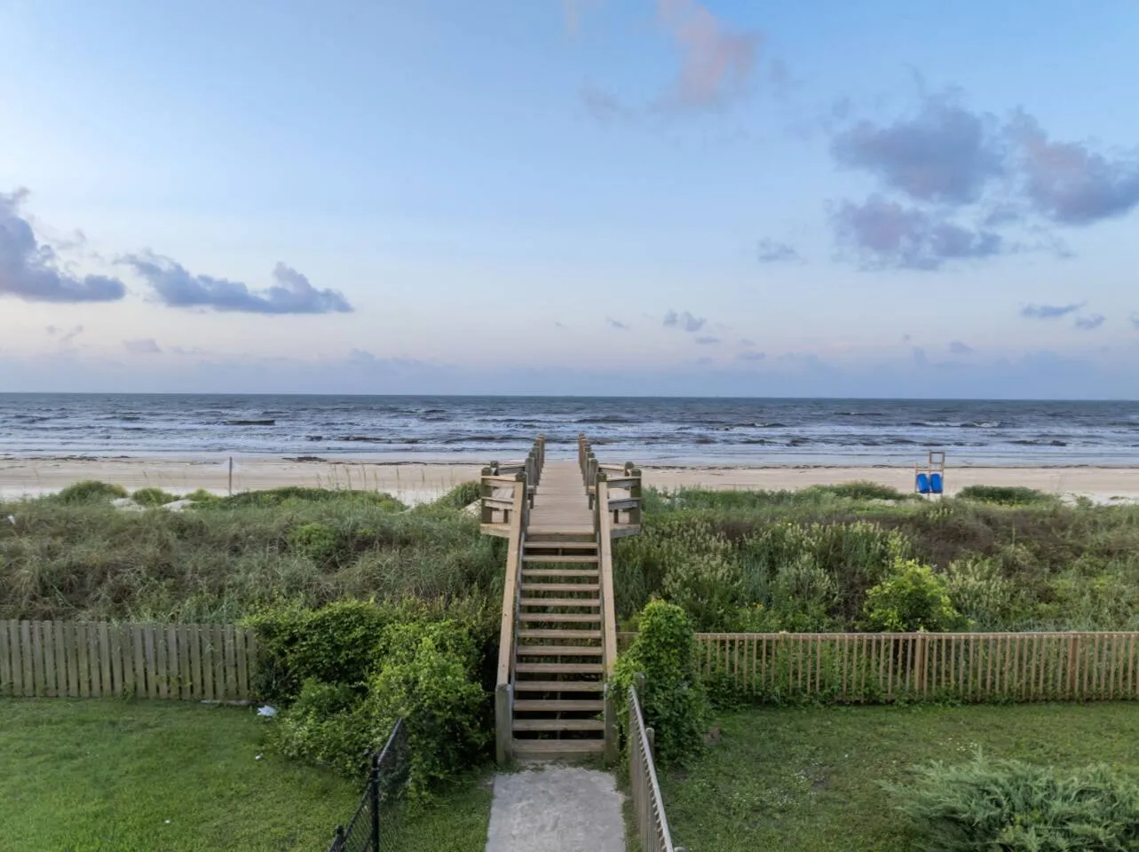 Nearby beach access by community boardwalk.